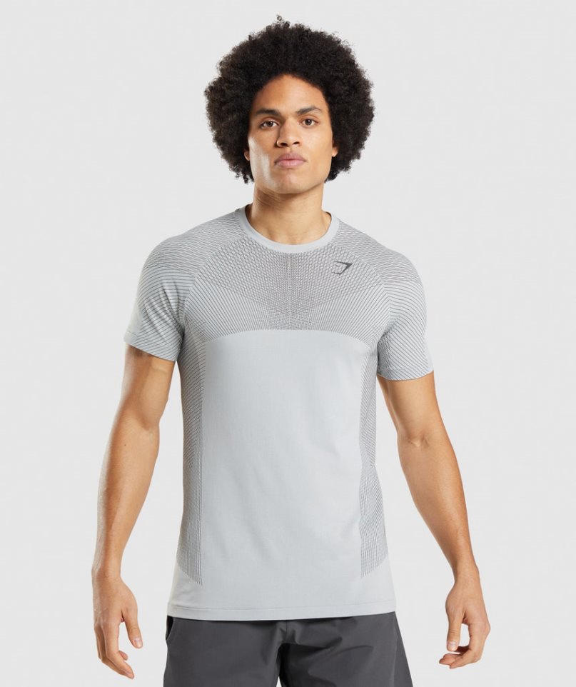 Koszulki Gymshark Apex Seamless Męskie Głęboka Szare | PL 324EMZ